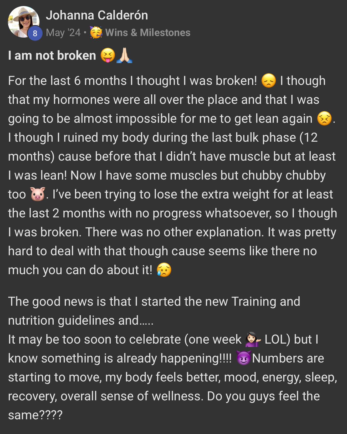 Coaching chat screenshot 29