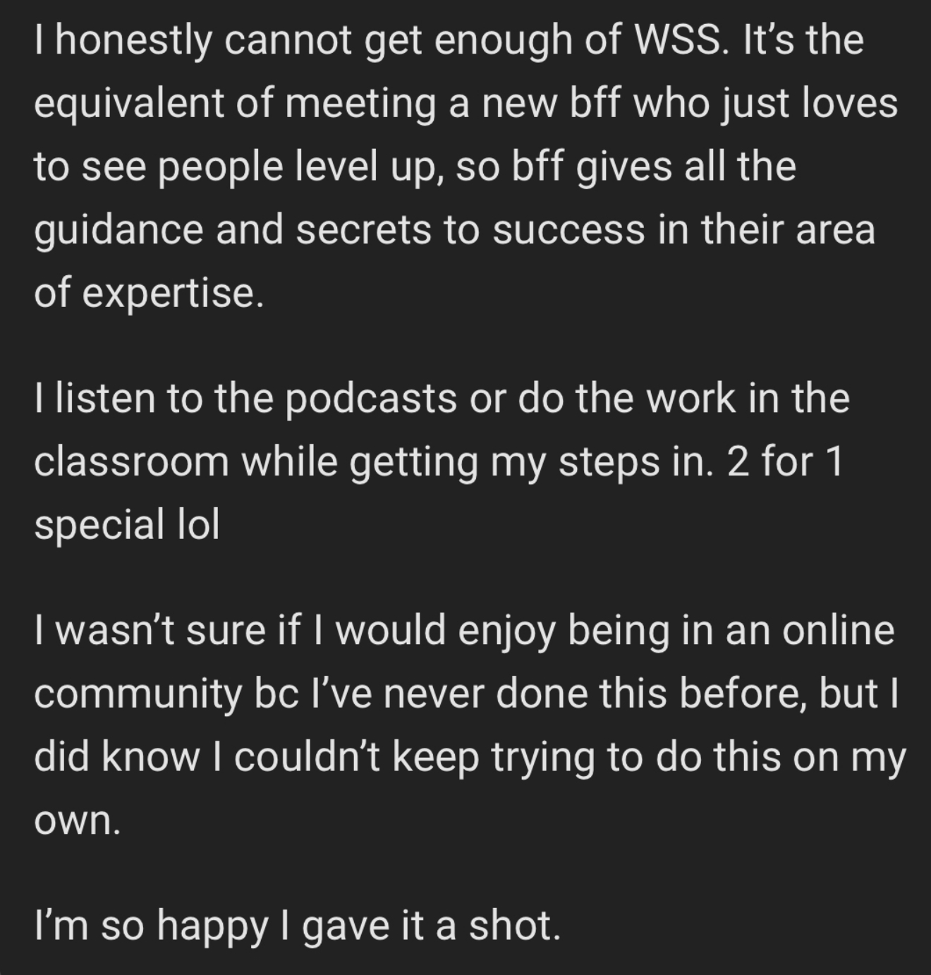 Coaching chat screenshot 43