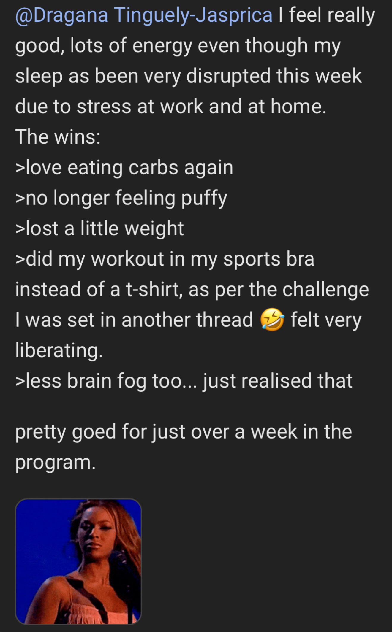 Coaching chat screenshot 45