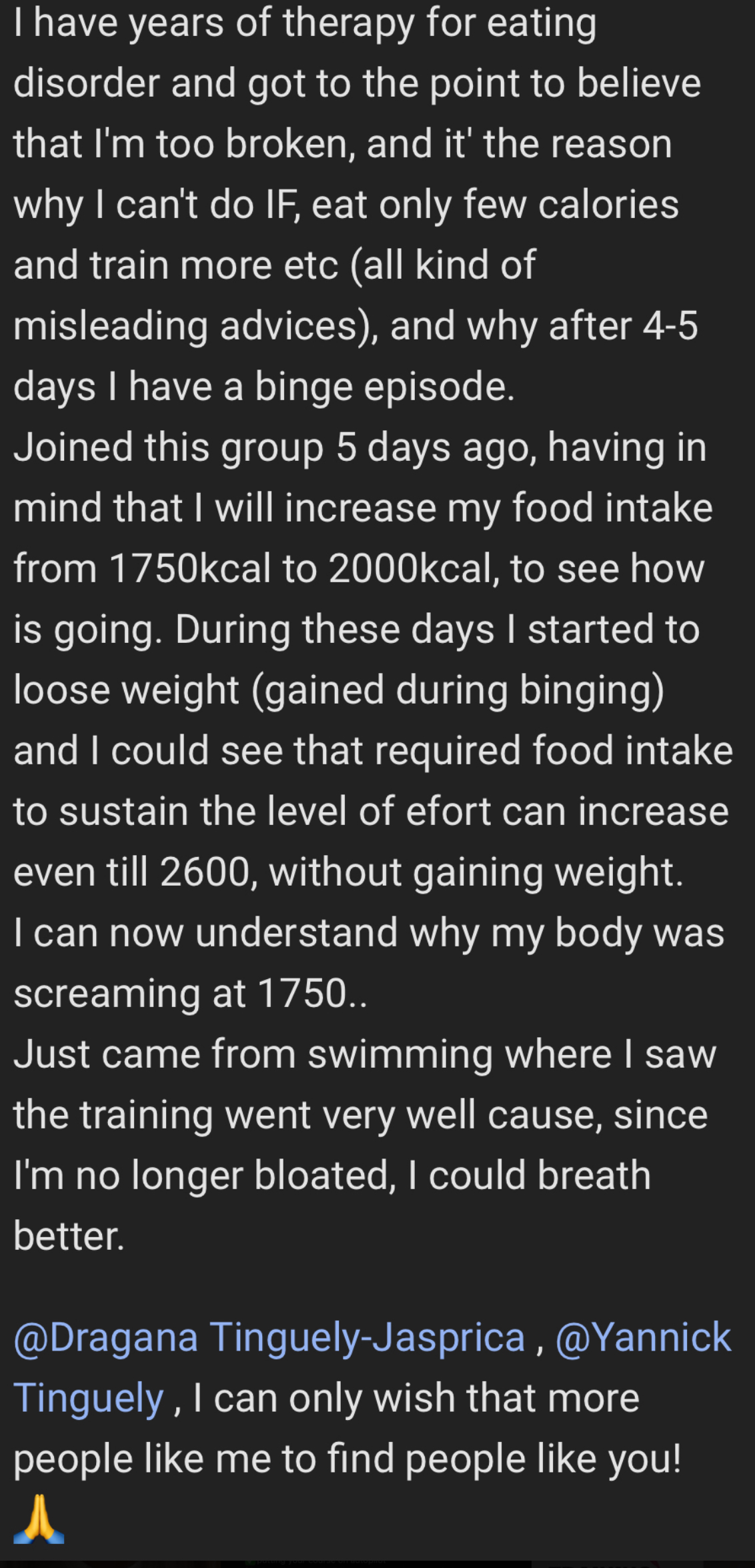 Coaching chat screenshot 38
